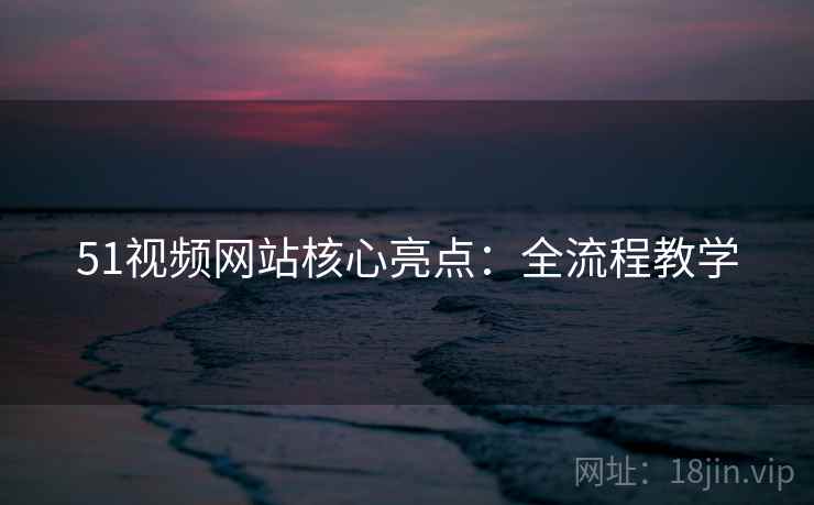 51视频网站核心亮点：全流程教学