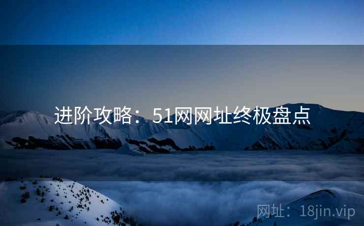 进阶攻略：51网网址终极盘点